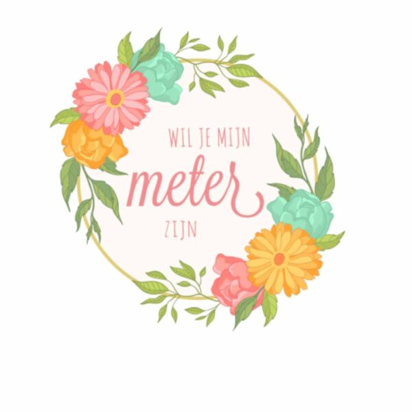 GLAZEN STOLP (10x15) met quote en houten parel met droogbloemetjes - Afbeelding 12