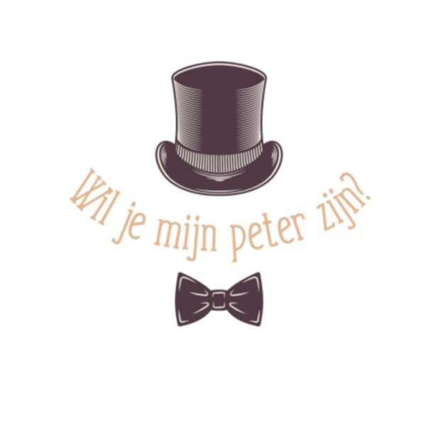 GLAZEN STOLP (10x15) met quote en houten parel met droogbloemetjes - Afbeelding 4