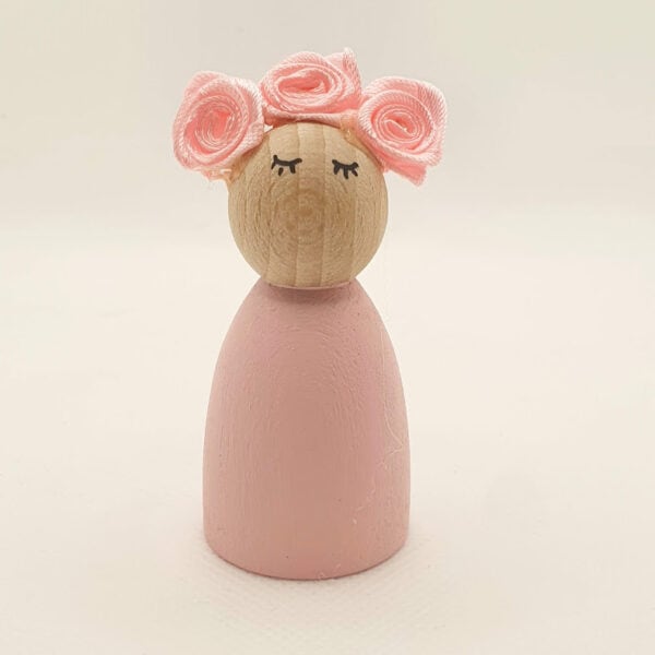 ROZENMEISJE - Lichtrose - houten letter - Afbeelding 2