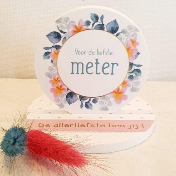 Staandertje "voor de liefste meter"