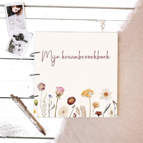 Mijn kraambezoekboek - Wild flowers