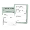 Babyshower invulkaarten GROEN 20 stuks - Afbeelding 2